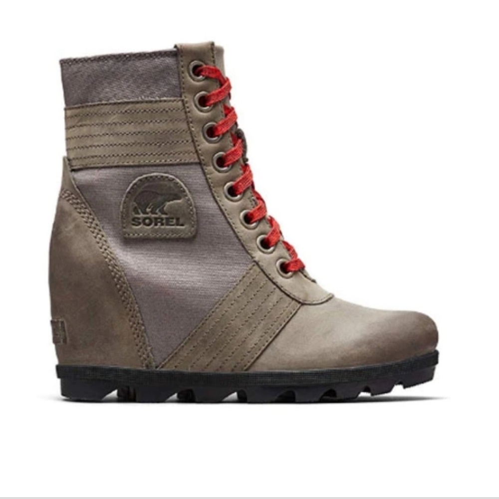 Sorel Lexie Wedge in Quarry - Worn Once